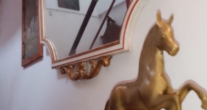 Statuie ecvestra bronz 40 cm  vintage retro