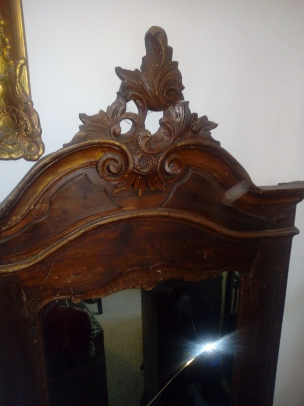 Oglinda veche, Rococo antica sculptata lemn masiv
