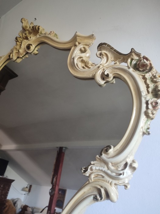 Oglinda baroc venețian pictata 120x110