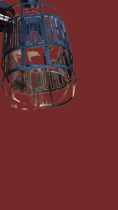 Lampa lustra  suspendata metalica design