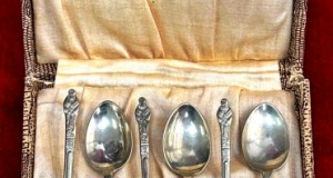 set de 6 lingurite argintate vintage Anglia