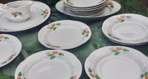 OFERTA Set portelan polonez bordura aurie