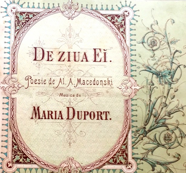 De ziua ei, Macedonski, Litografie