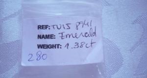 Piatra smarald natural 1,38 ct