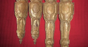 Vechi ornamente bronz masiv pentru mobila NR 2