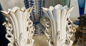 Pereche vaze ritualice tip cornet