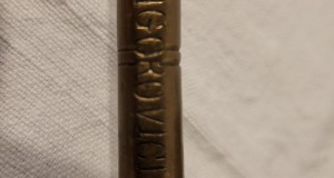 Mojar de bronz cu pistil original, inscripționat «GRIGOROVICI 1947»