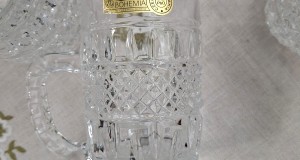 SET 6 HALBE CRISTAL BOHEMIA