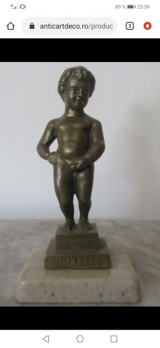 Statueta bronz Mannechen-pis