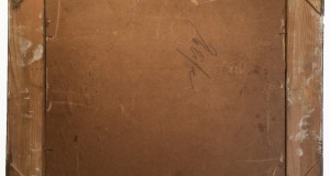 Tablou vechi cca 1900, pictura ulei, semnat