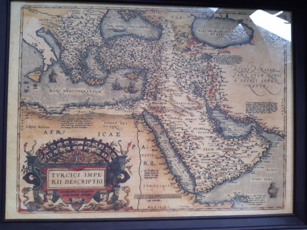 Harta imperiului otoman - A . Ortelius