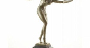 Dansatoare Feniciana-statueta Art Deco din bronz  DC-30