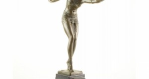 Dansatoare Feniciana-statueta Art Deco din bronz  DC-30