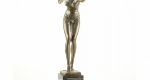 Dansatoare Feniciana-statueta Art Deco din bronz  DC-30