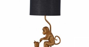 Lampa de masa cu o maimuta cu bicicleta CW249