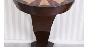 Consola Art Deco din lemn masiv furniruit cu model CAT038