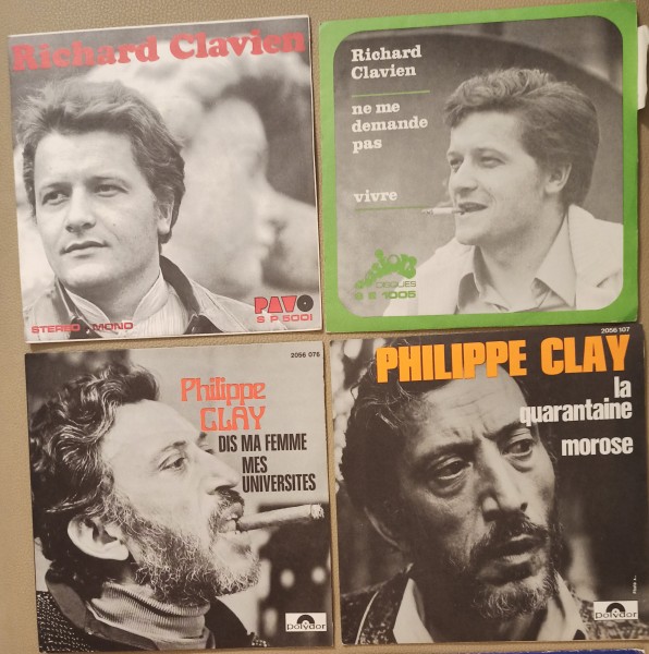 Richard Clavien, Philippe Clay, Vinyl, EP, Chanson