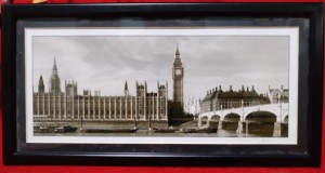 Tablou Fine Art print ,, London Panorama` semnat