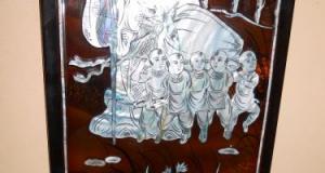 Panou intarsie cu sidef Asian Art 3