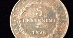 5 centesimi 1826 Bologna STATELE ITALIENE
