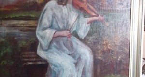 Tablou ulei Fata cu vioara