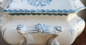 Set de servire antic ceramica longwy