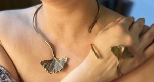 Colier și BrățarăVintage Flora Danica argint 925 set