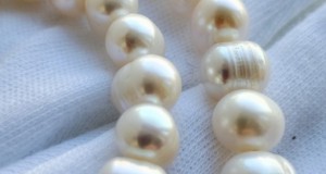 925-COLIER ARGINT CU PERLA  PERLE  SI SAFIR