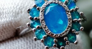 925 Inel argint cu opal masura 14