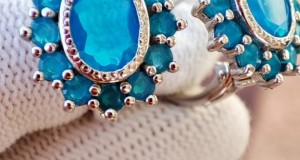 925 Cercei argint cu opal