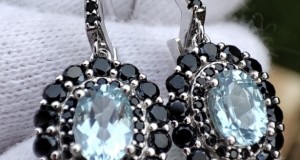 925 Cercei Argint Cu Topaz Si Spinel
