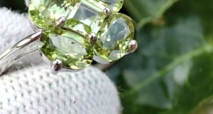 925 INEL ARGINT CU PERIDOT MASURA 17