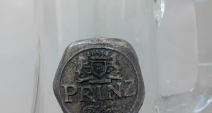 Halbe de bere Printz 400 ml – decor vintage, stare excelentă