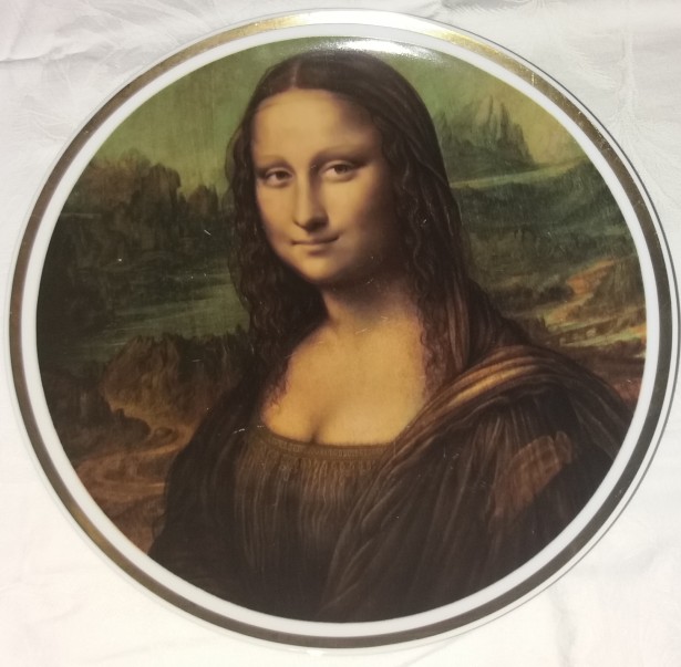 Placa Johann Vohenstrauss Bavaria, Mona Lisa, 27cm.