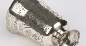 Superb pahar,pocal mare argint 950-Franta an 1820-300 ml