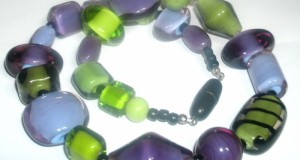 colier pietre mari murano,Venetian vintage