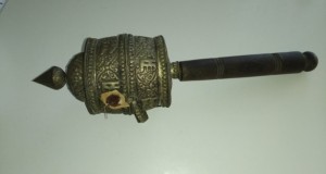ANTIQUE TIBETAN PRAYER WHEEL