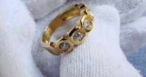 Inel aur 18k Jubilee aniversar Eternity diamante Diamant brilliante