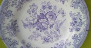 Portelan suedez Gustavsberg, frumoasa farfurie decorativa