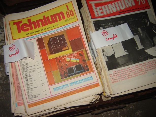 Colectia revistei Tehnium anii 70 , 80 si 90