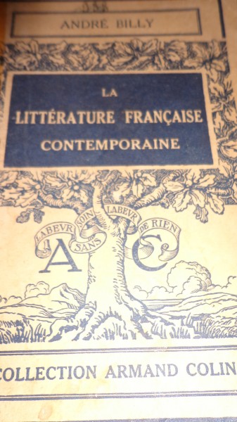 1932- La litterature francaise contemporaine