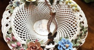 Elegant centru masa-cos cu ornamente florale-Spania