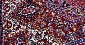Superb covor persan-Heriz-Iran-lana-manual,impact vizual