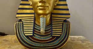 Superba statuie egipteană-faraonul Tutankhamon-Franta