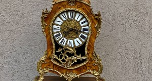 Impozant ceas cu pendul-piedestal-stil Boulle-165 cm-Italia