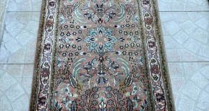 Spectaculos covor persan Tabriz-manual-lana-matase-decoruri complexe-Franta